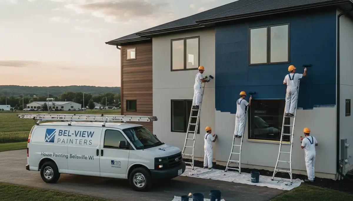 Madison, WI house painters providing professional interior and exterior painting services