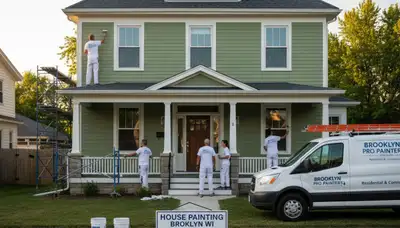 Madison, WI house painters providing professional interior and exterior painting services