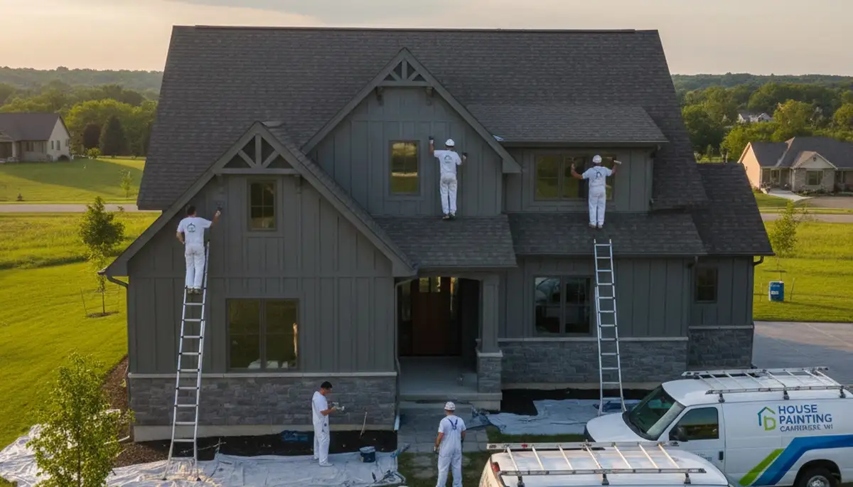 Professional house painting service in Madison, WI by local painters