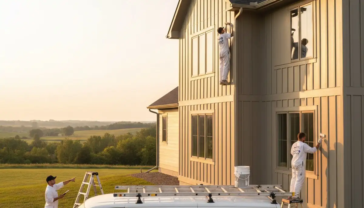 Madison, WI house painters providing professional interior and exterior painting services
