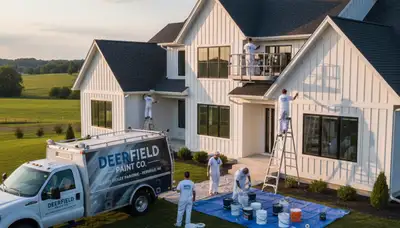 House painters in Madison, WI providing professional interior and exterior painting services