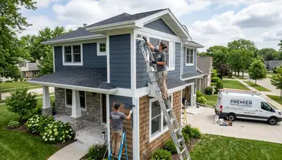 Professional house painters in Madison WI providing expert residential exterior painting services
