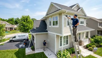 Professional house painters in Madison WI providing high-quality residential exterior painting