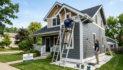 Professional house painters in Madison WI providing expert exterior and interior painting services