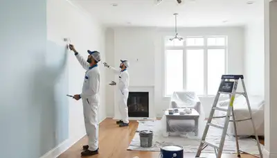 Professional interior house painting by expert painters in Madison, WI for stylish home finishes