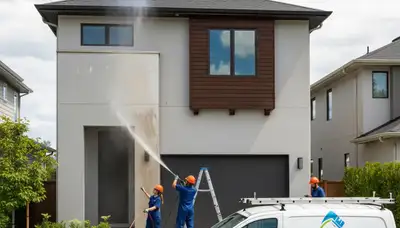 Professional pressure cleaning and surface restoration in Madison, WI homes and driveways